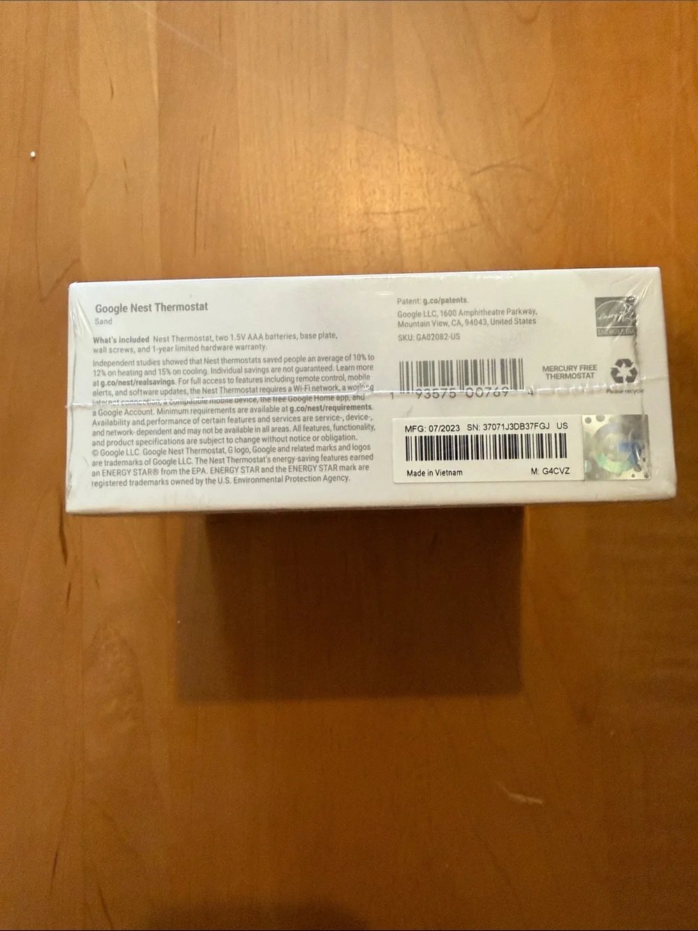 Brand New Factory Sealed Google Nest Thermostat Rose Gold